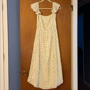 Off the shoulder midi dress